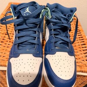 Nike Blue and White Athletic Shoes